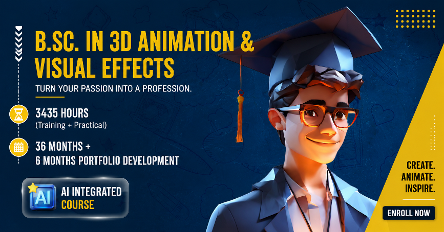 BSc in 3D Animation course at Frameboxx Indore